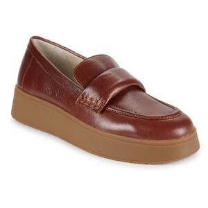 Women's Brown Leather Loafers